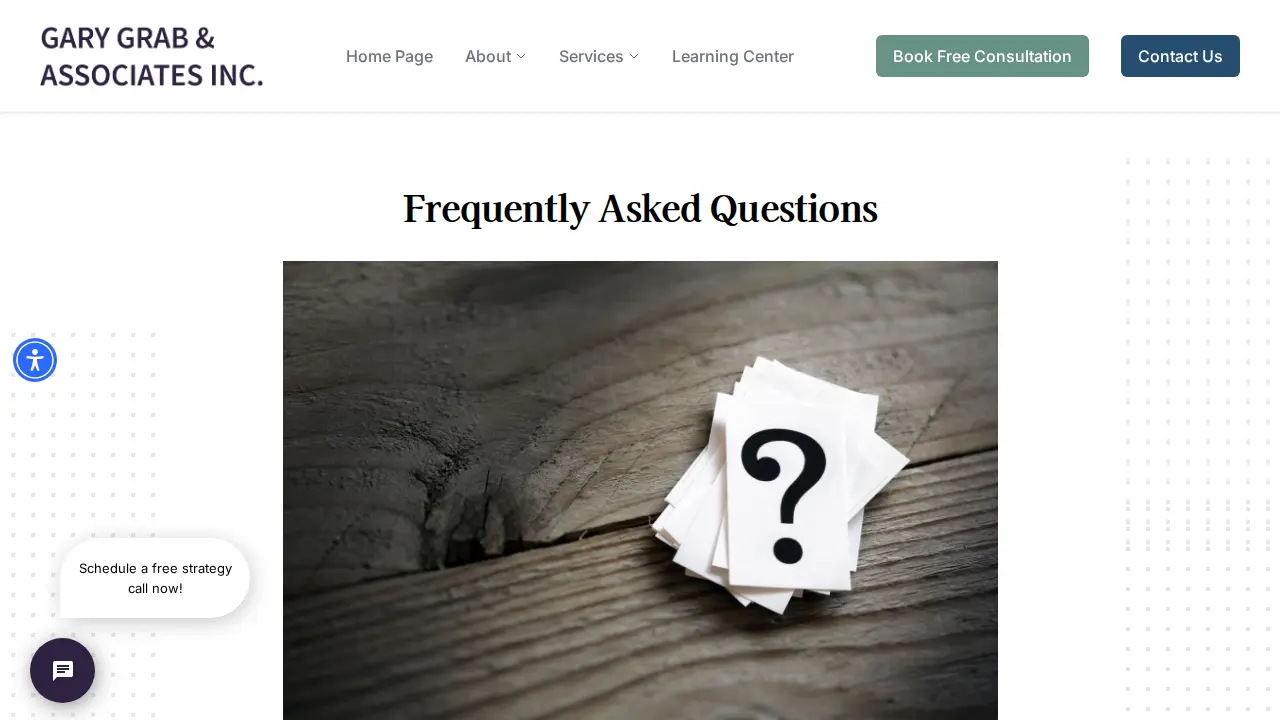 Gary Grab & Associates Inc. page