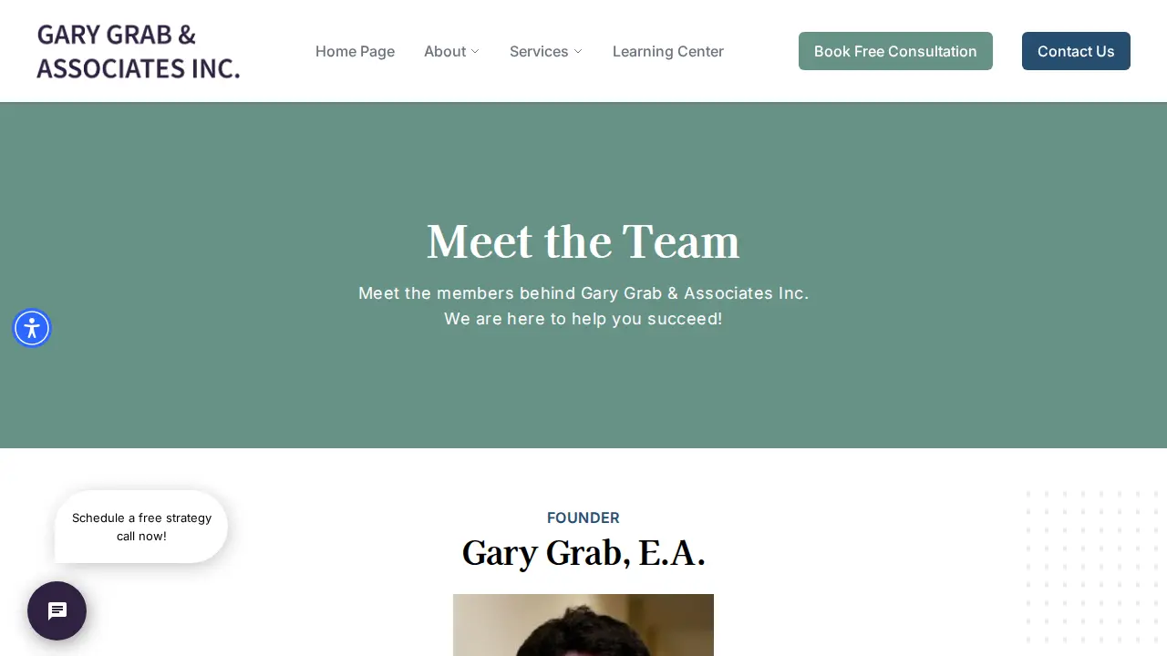 Gary Grab & Associates Inc. page