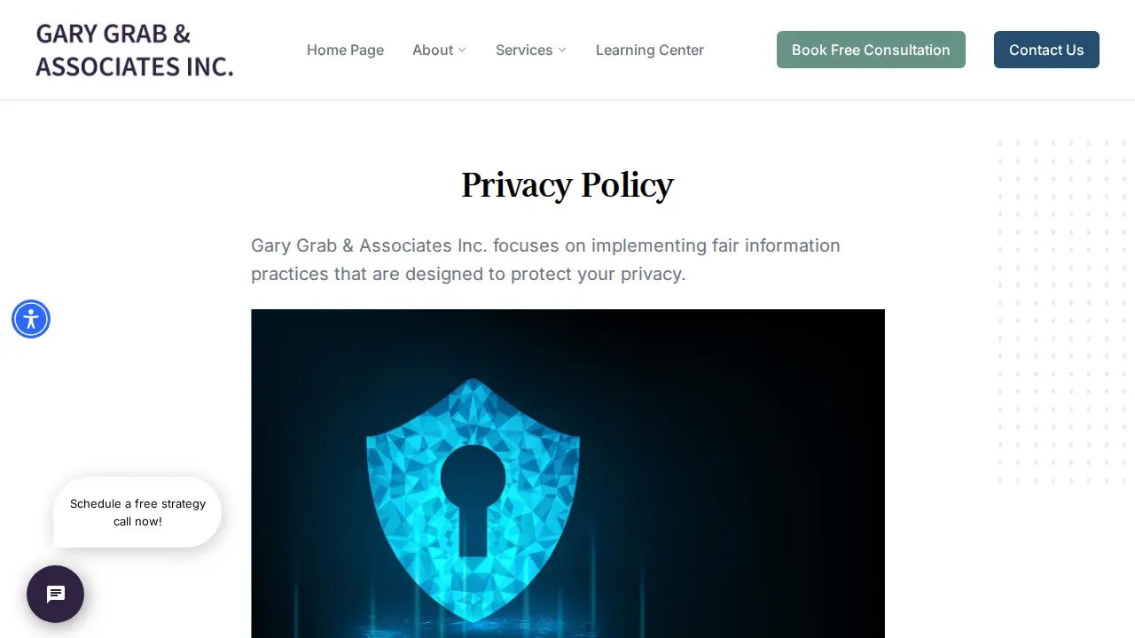 Gary Grab & Associates Inc. page