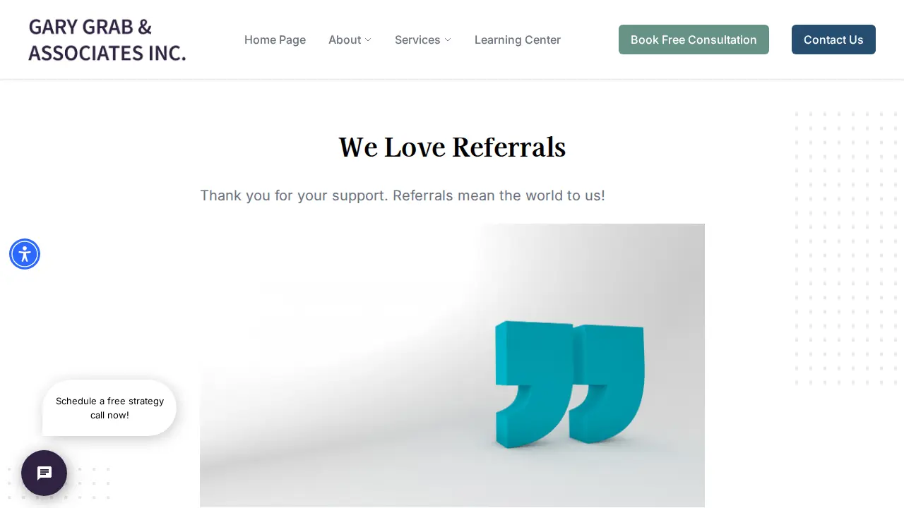 Gary Grab & Associates Inc. page