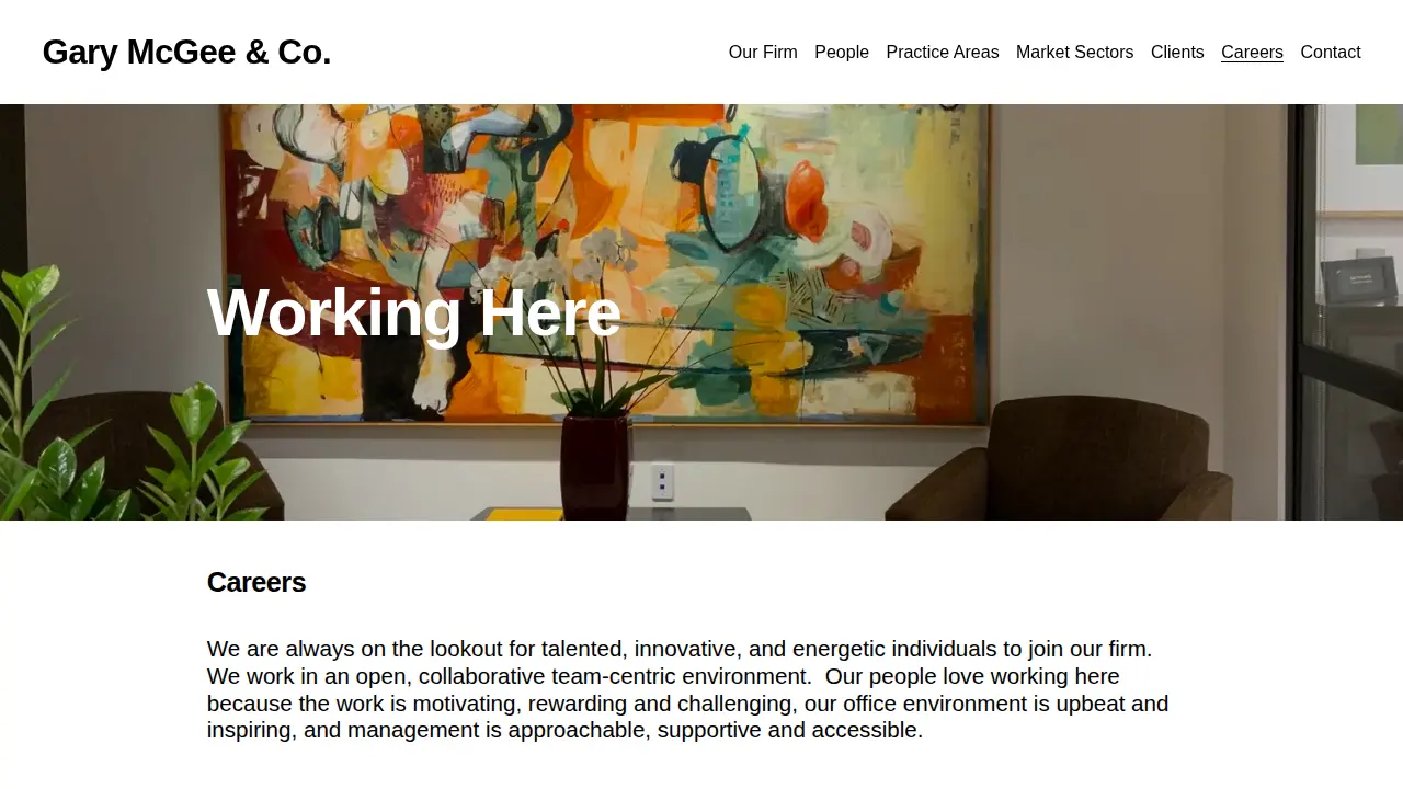 Gary McGee & Co. LLP page