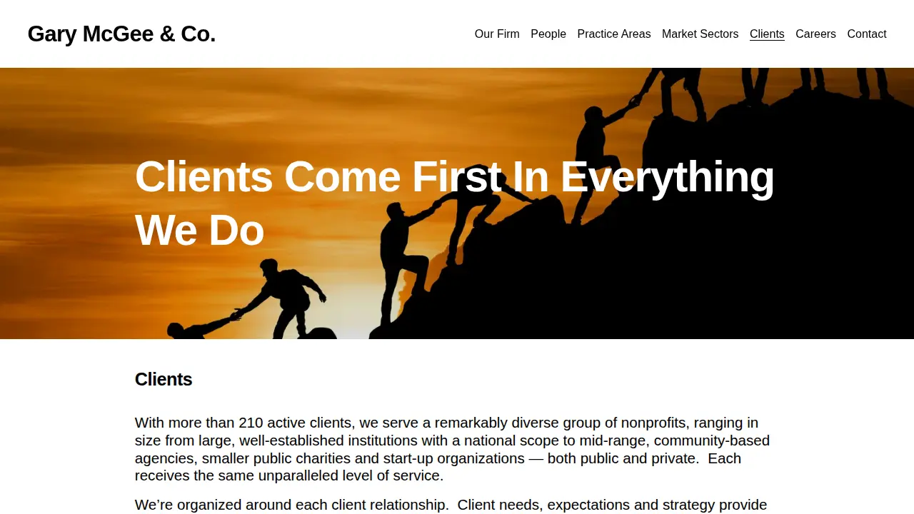 Gary McGee & Co. LLP page