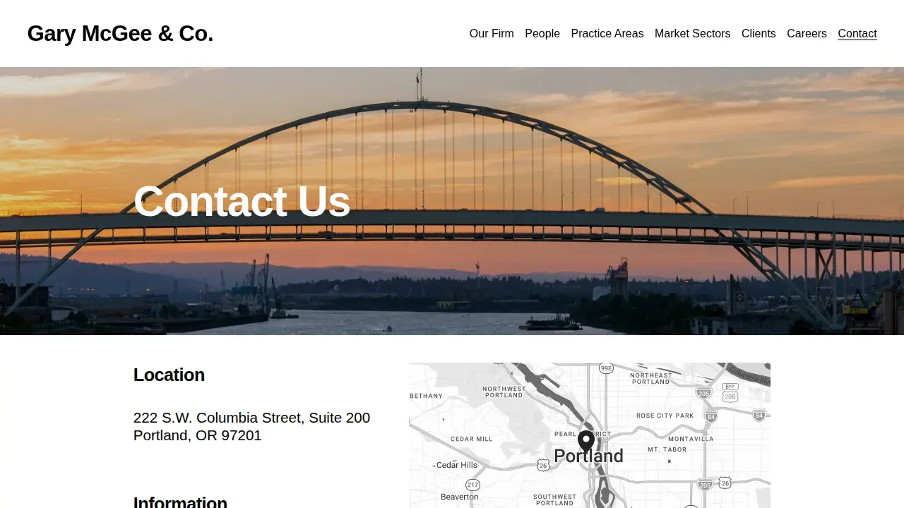 Gary McGee & Co. LLP page