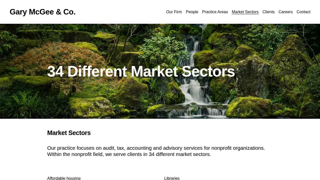 Gary McGee & Co. LLP page