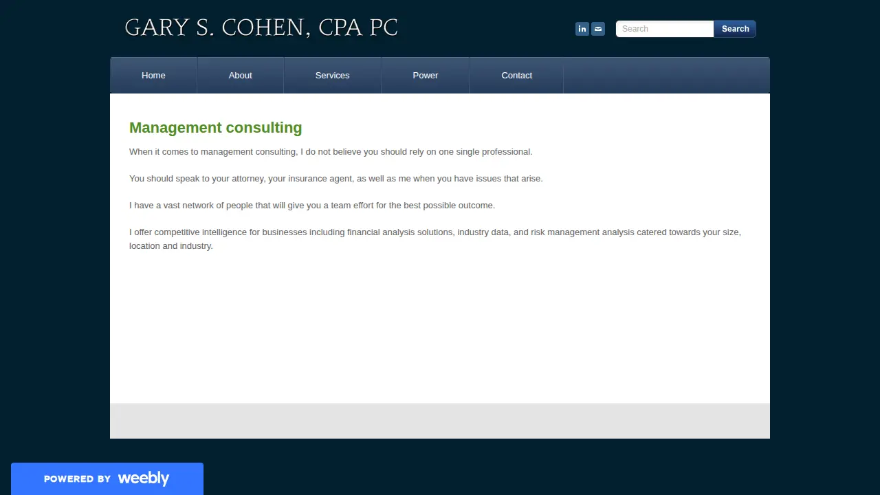Gary S Cohen CPA P.C. page