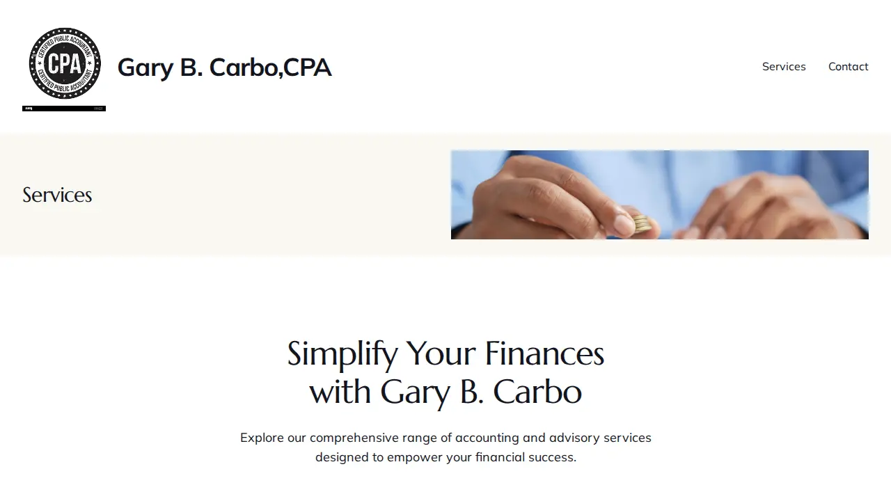 Gary B. Carbo, CPA page