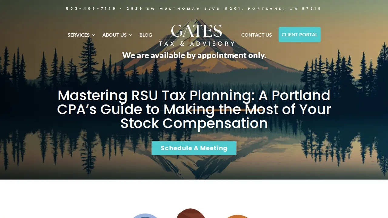 Gates Tax & Advisory page