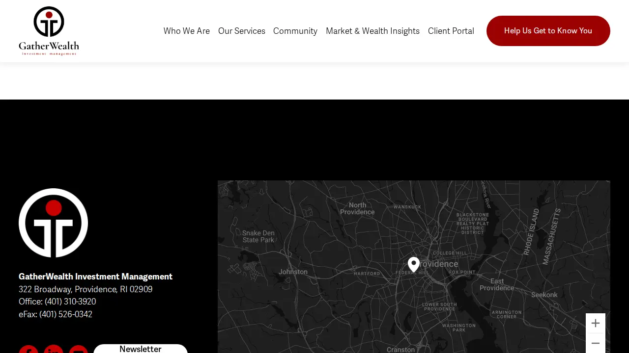 Gather Wealth Investment Management page