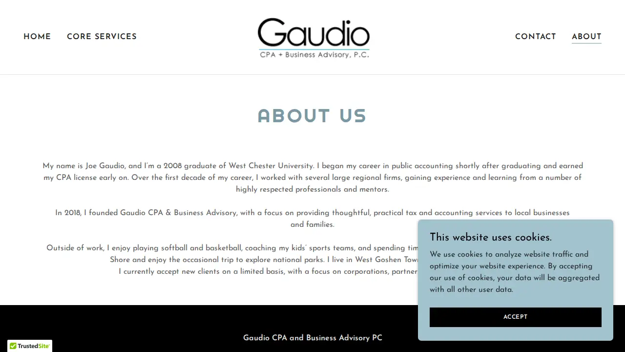 Gaudio CPA and Business Advisory, P.C. page