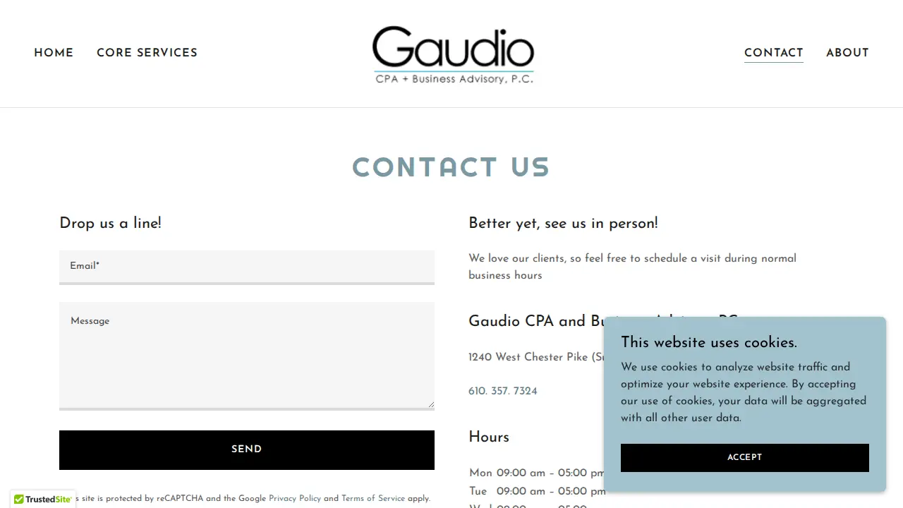 Gaudio CPA and Business Advisory, P.C. page