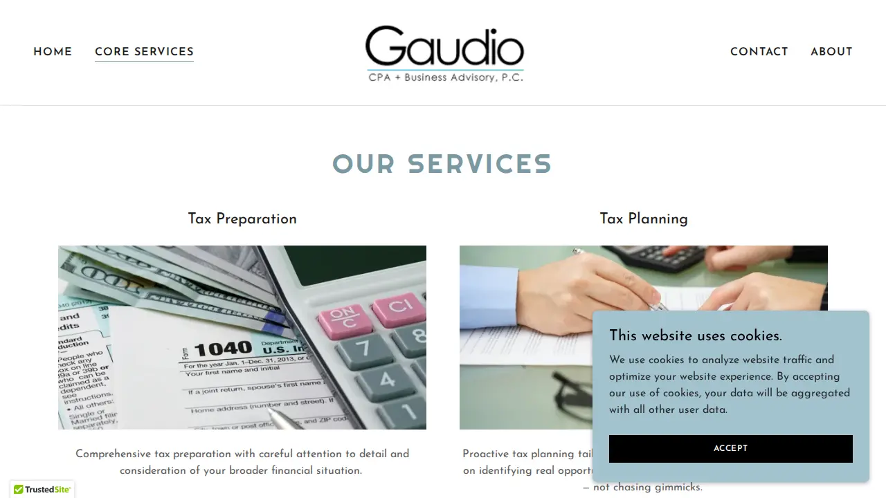 Gaudio CPA and Business Advisory, P.C. page