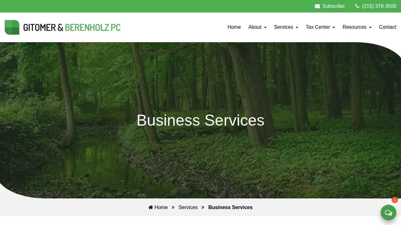 Gitomer & Berenholz page