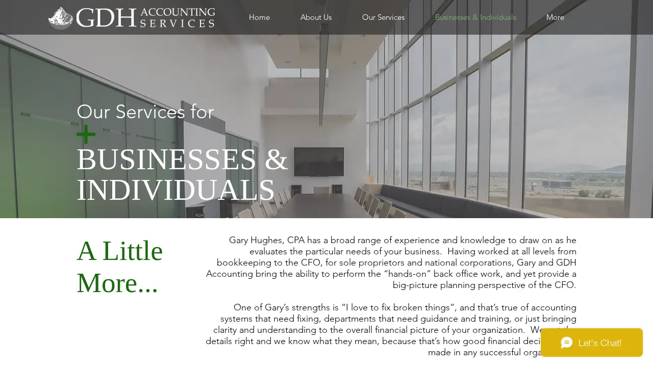 GDH Accounting Services LLC page