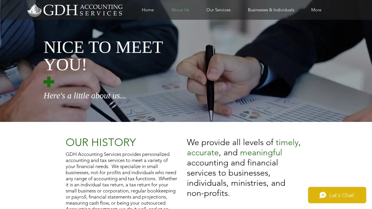 GDH Accounting Services LLC page
