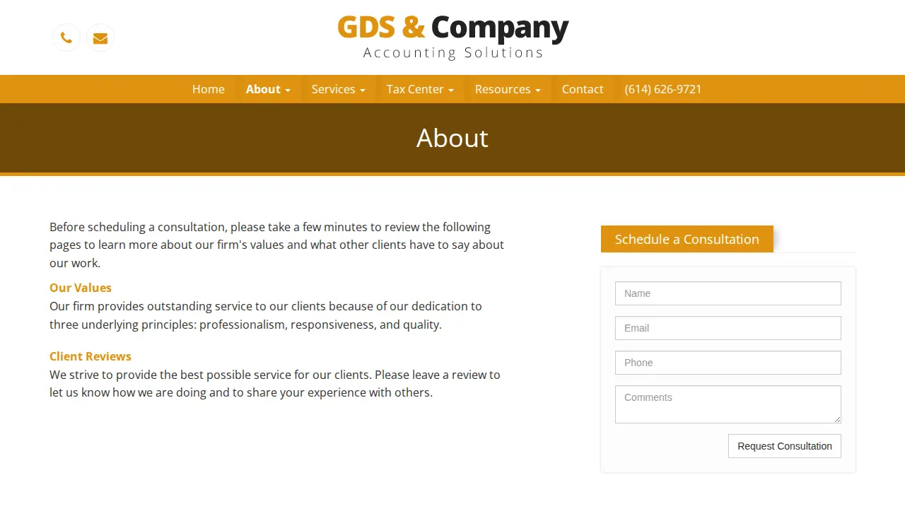 GDS and Company Solutions page