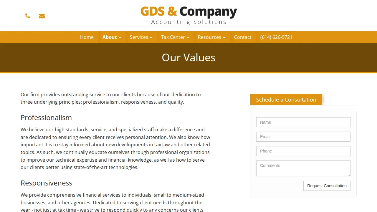 GDS and Company Solutions page