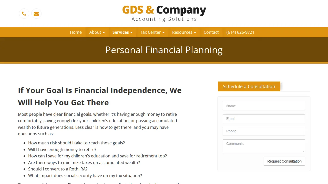 GDS and Company Solutions page