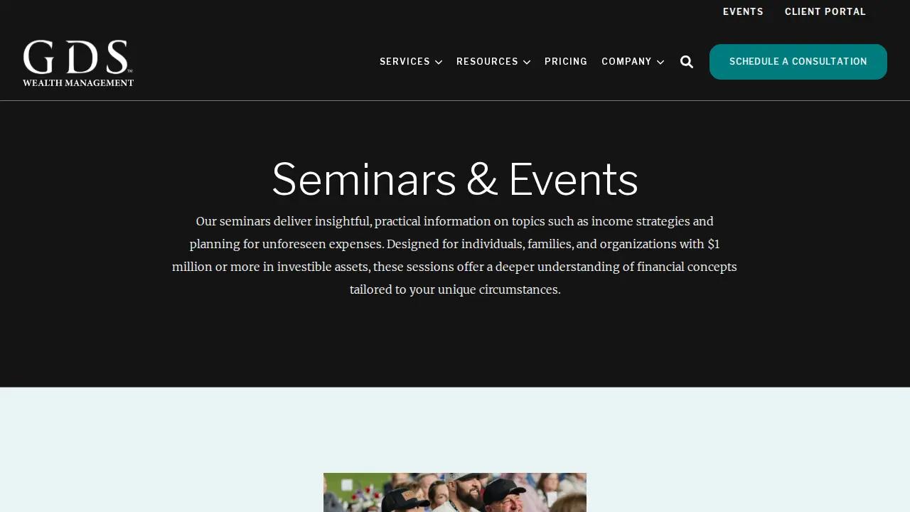 GDS Wealth Management page