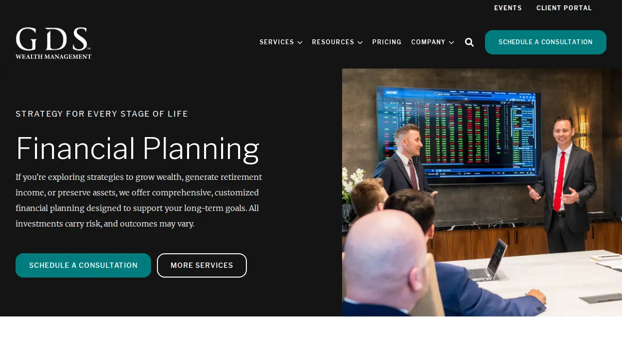 GDS Wealth Management page