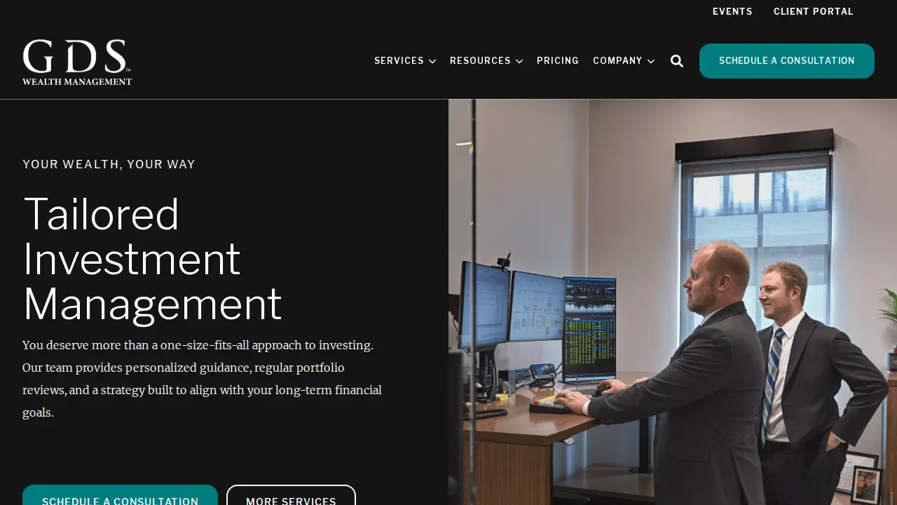GDS Wealth Management page