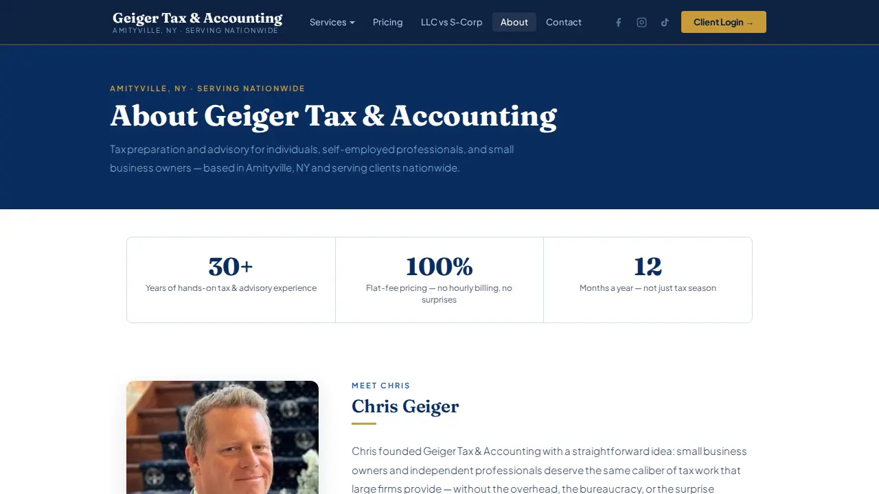 Geiger Tax & Accounting page