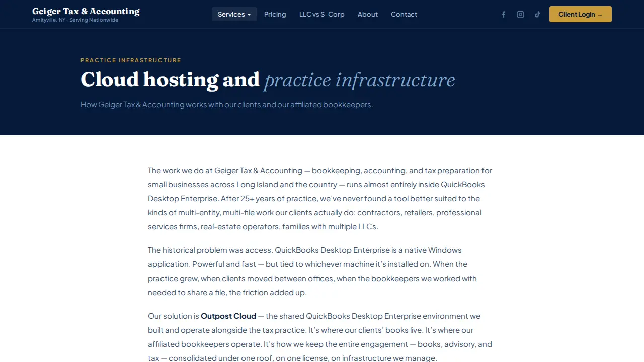 Geiger Tax & Accounting page
