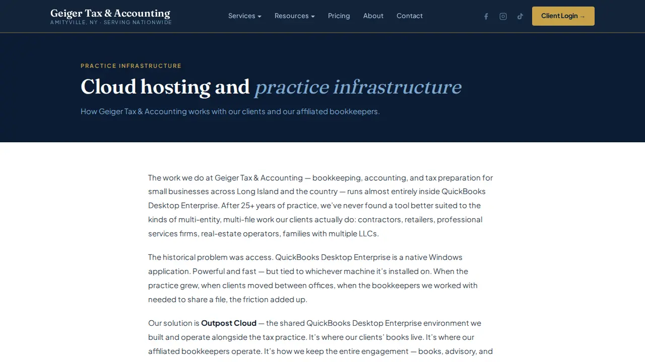 Geiger Tax & Accounting page