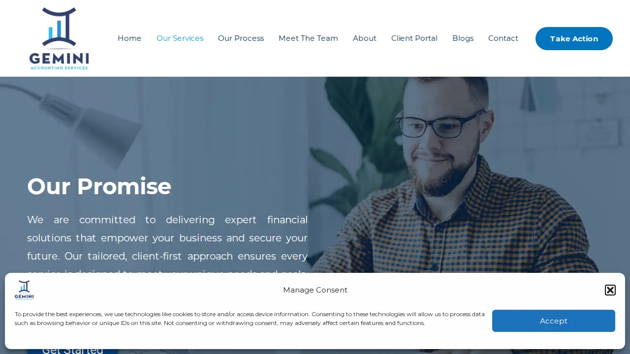 Gemini Accounting page