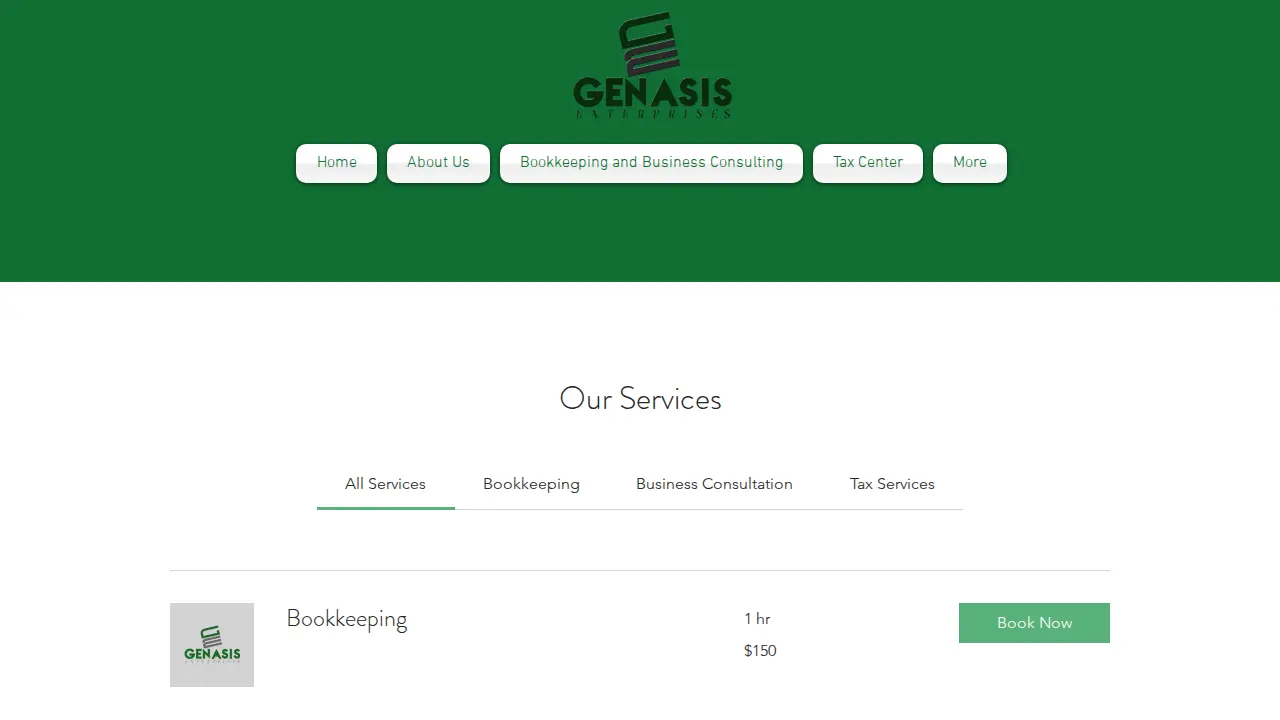 Genasis Enterprises page