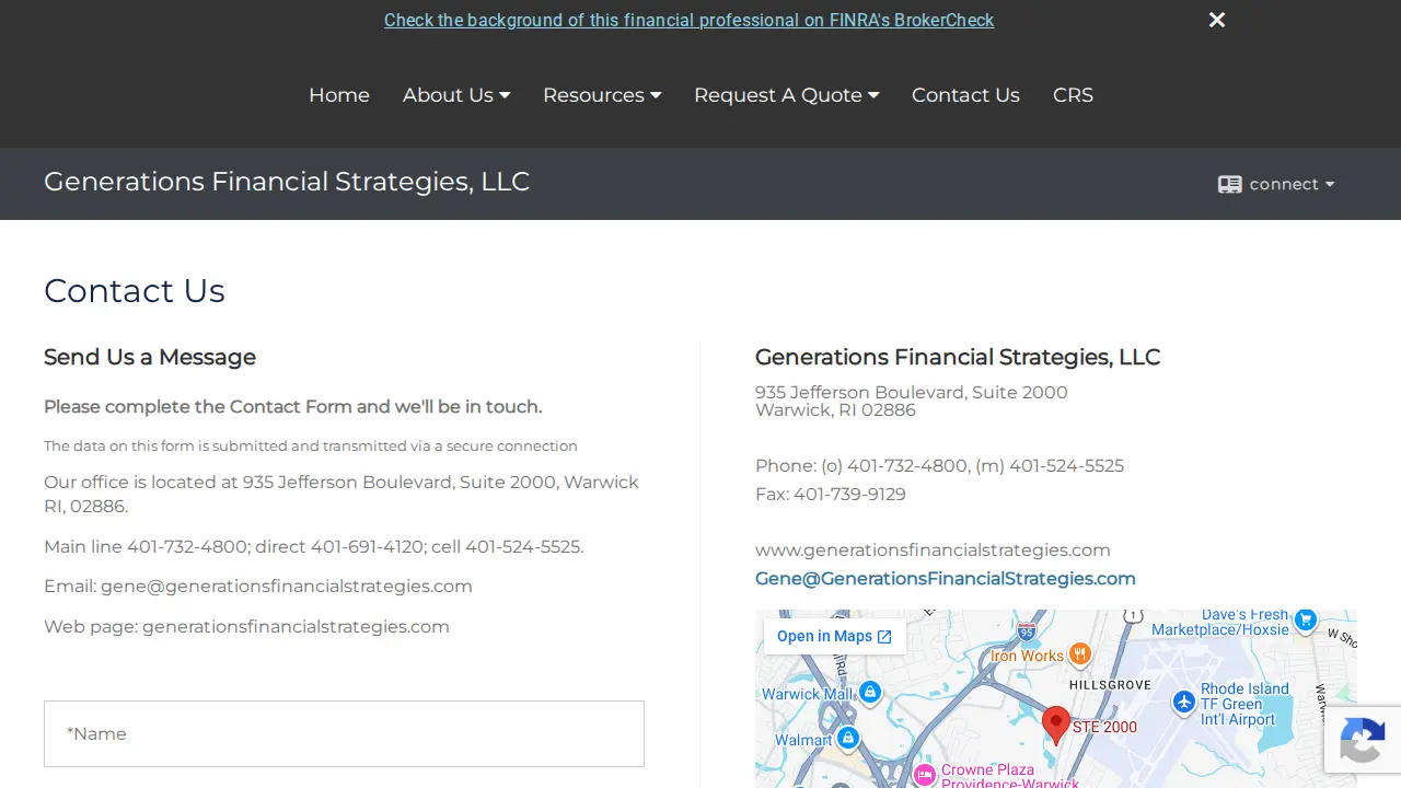 Generations Financial Strategies, LLC page