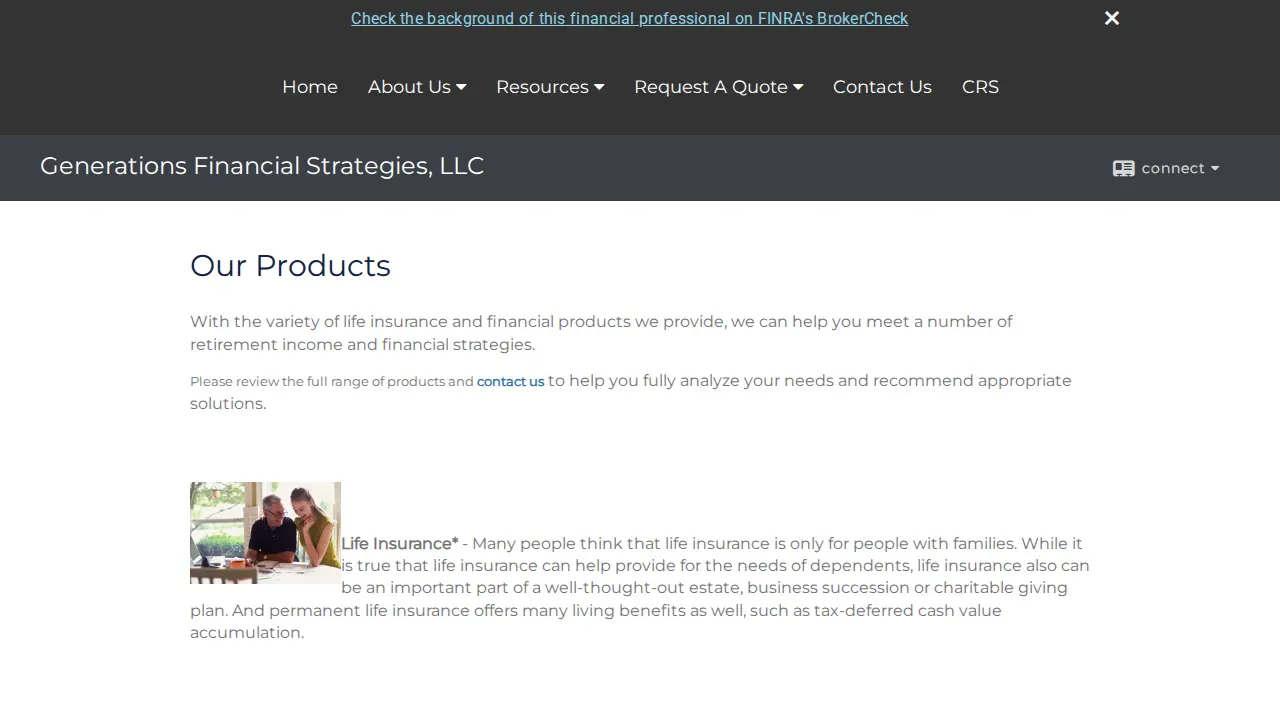 Generations Financial Strategies, LLC page
