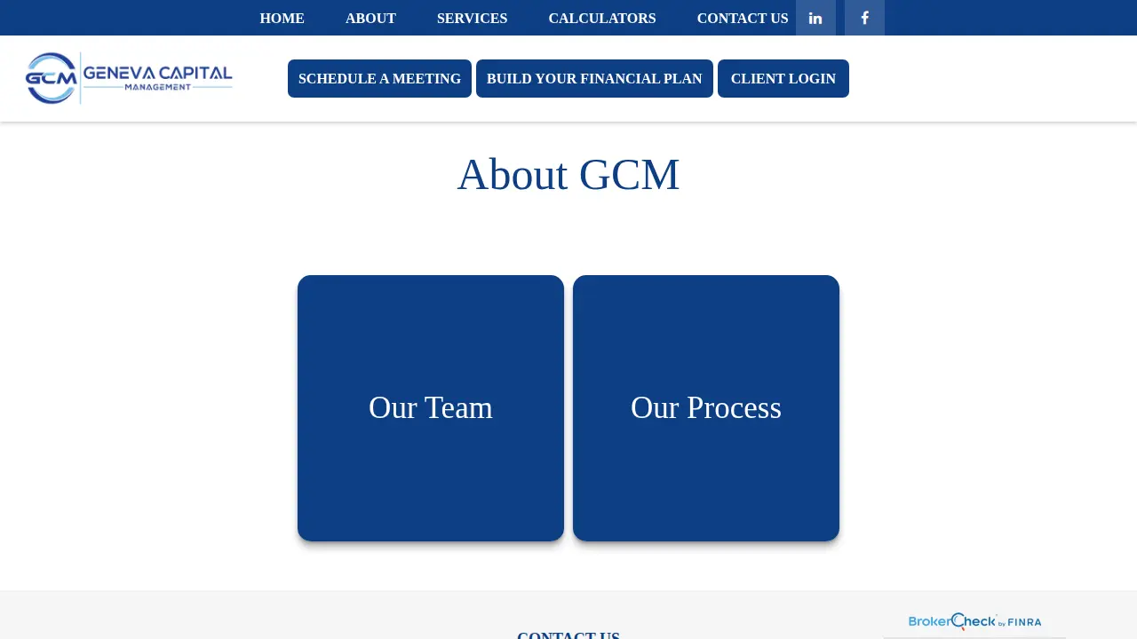 Geneva Capital Management page