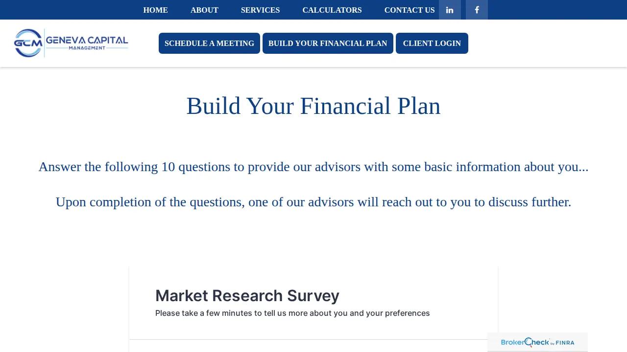 Geneva Capital Management page