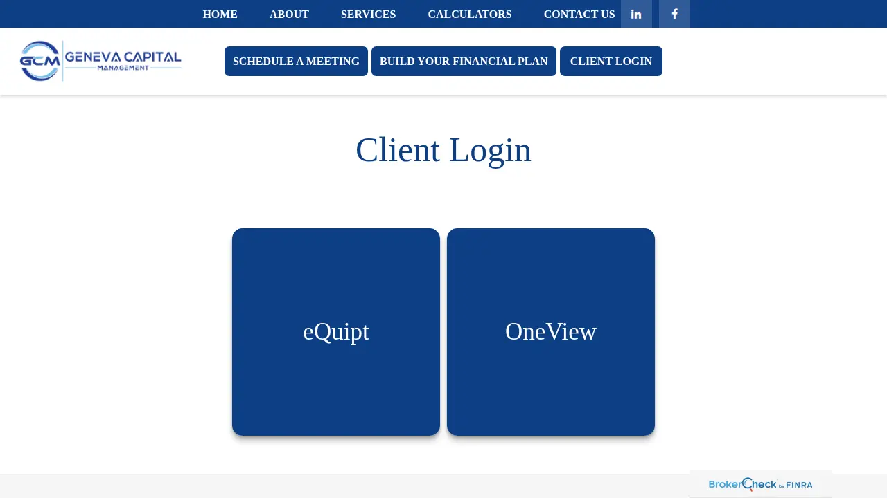 Geneva Capital Management page