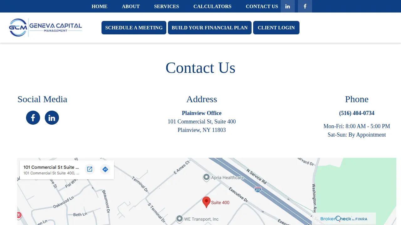 Geneva Capital Management page