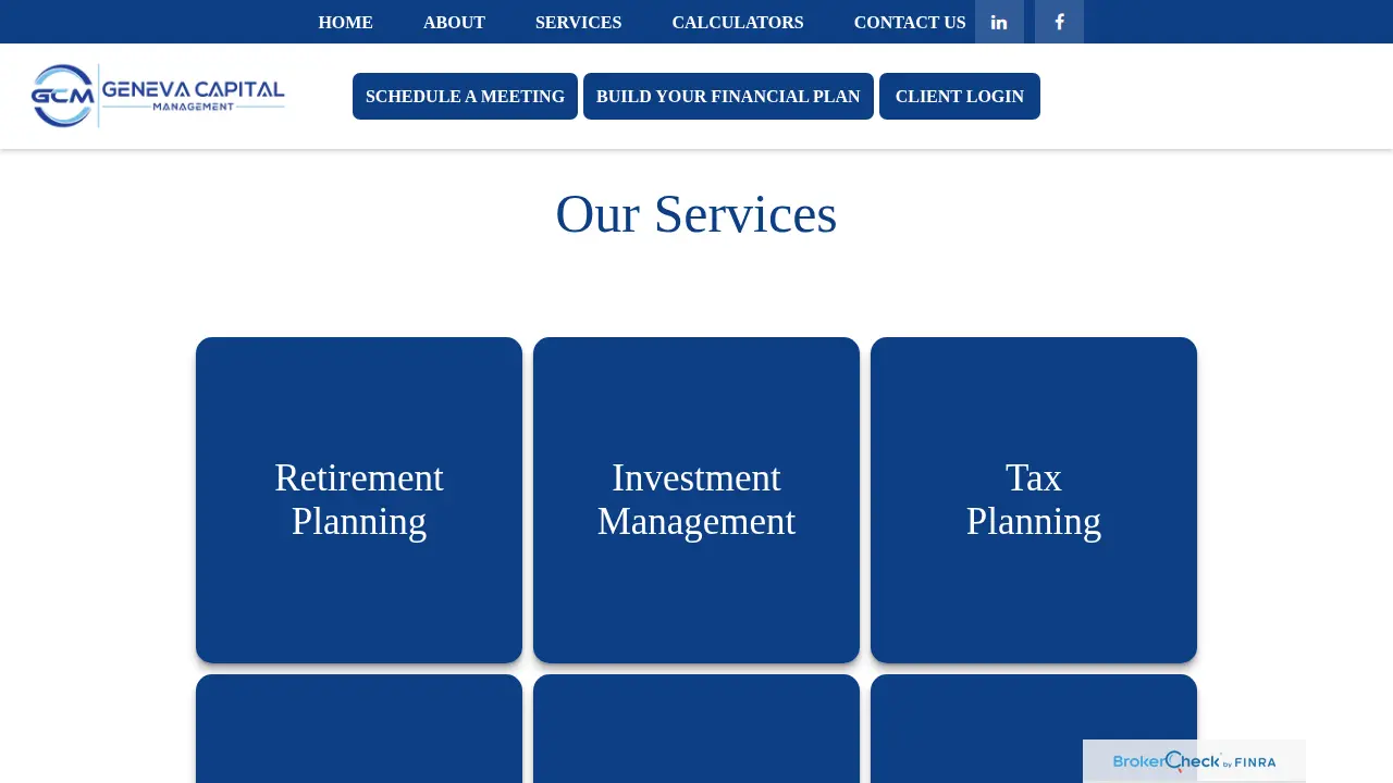 Geneva Capital Management page