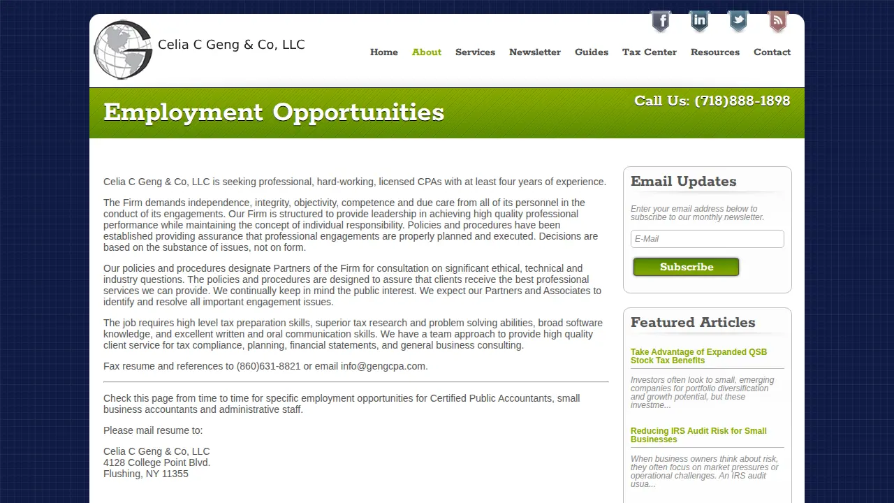 Geng & Associates CPA, PLLC page