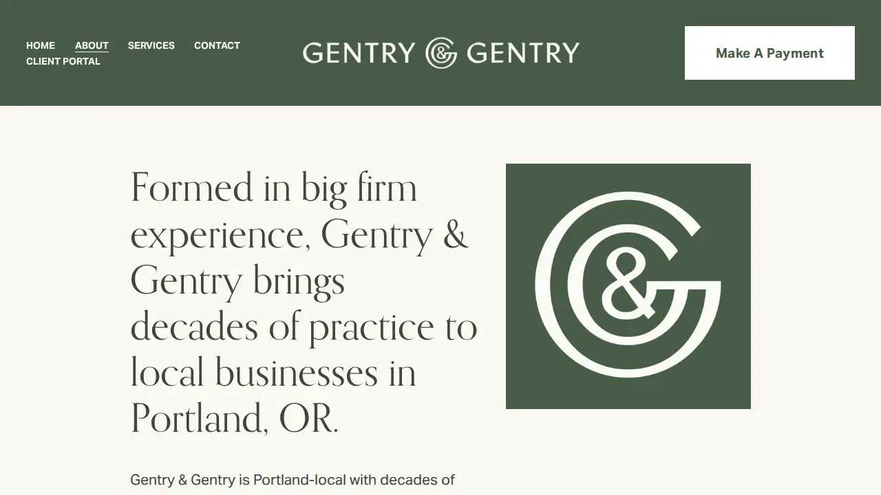 Gentry & Gentry CPA page