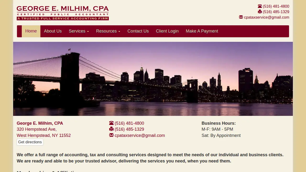 George E. Milhim CPA