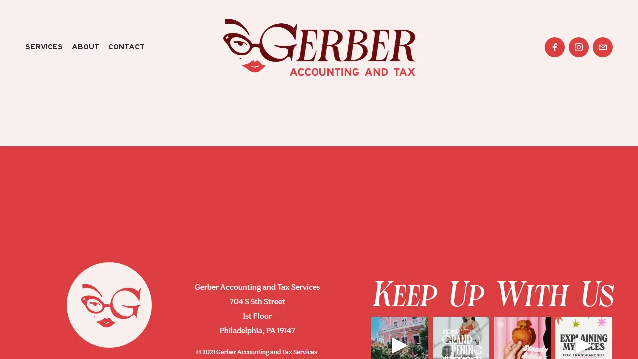 Gerber Accounting and Tax Services page