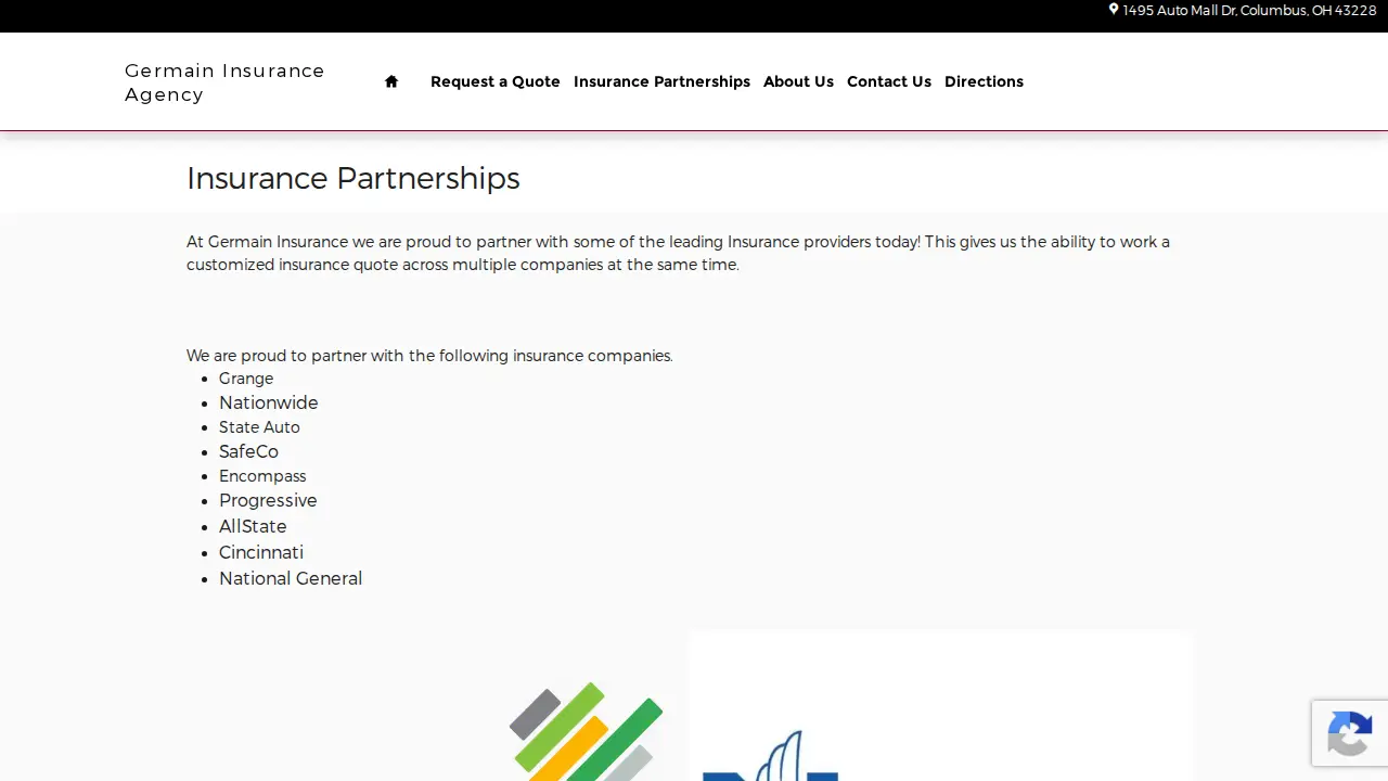 The Germain Insurance Company page