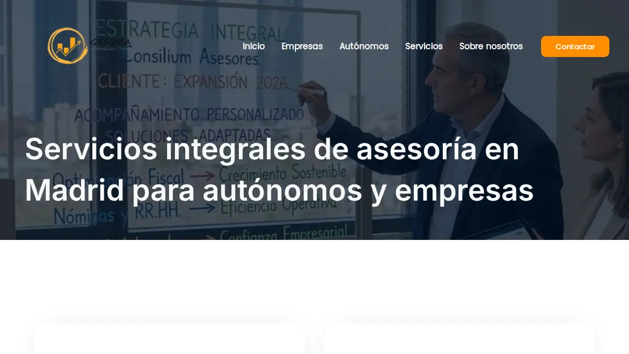 Gesoma Financial Services page
