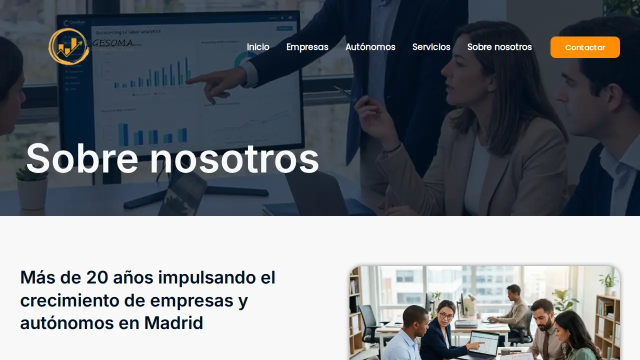 Gesoma Financial Services page