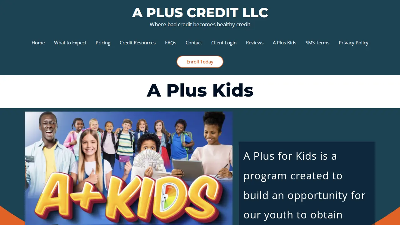 A Plus Credit LLC page