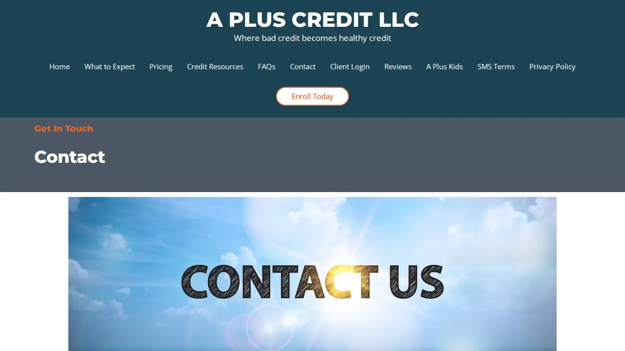 A Plus Credit LLC page