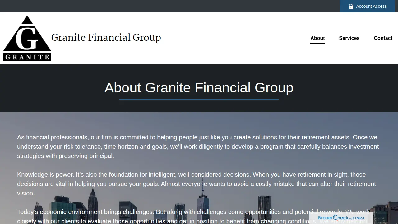 Granite Financial Group, Inc page