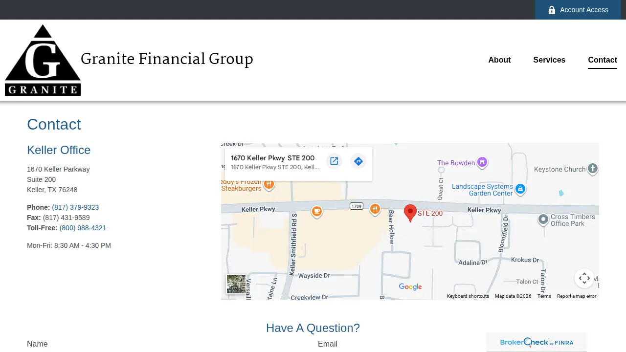 Granite Financial Group, Inc page