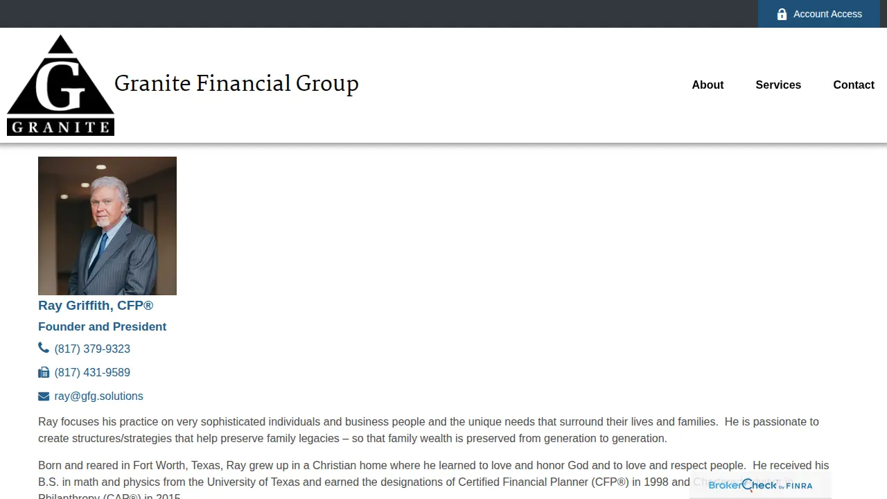 Granite Financial Group, Inc page