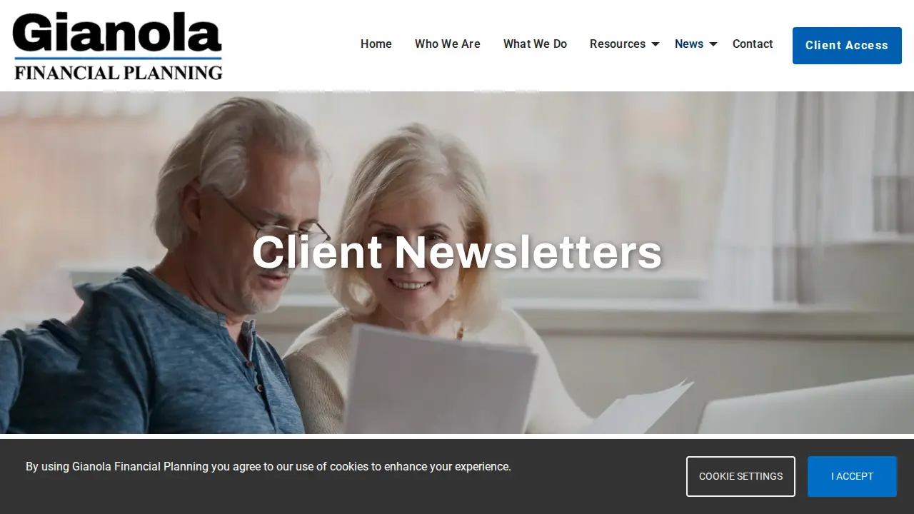Gianola Financial Planning page