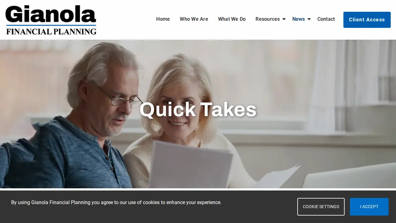 Gianola Financial Planning page